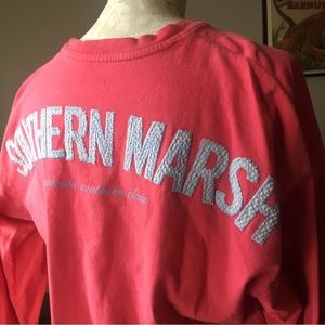 Bubblegum pink Seersucker Southern Marsh jersey